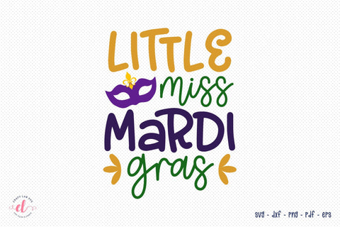 Little Miss Mardi Gras SVG SVG CraftLabSVG 