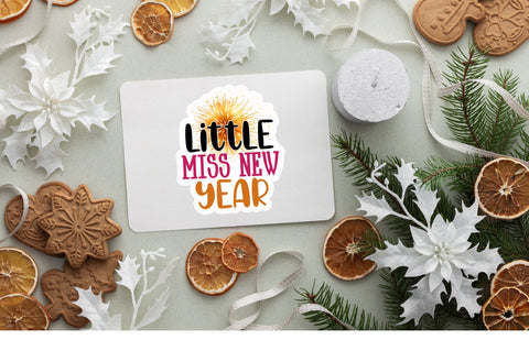 Little miss new Sticker Design Sublimation Regulrcrative 