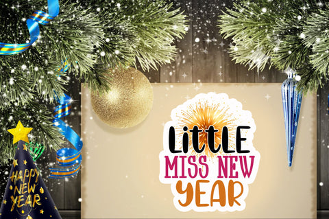 Little miss new Sticker Design Sublimation Regulrcrative 