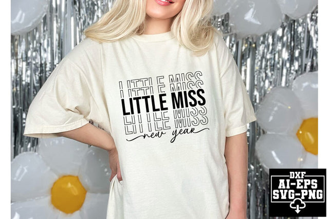 Little Miss New Year Svg Cut Files Creative Art SVG CraftlabSvg55 