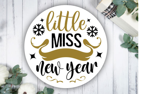 Little miss new year Svg Design SVG Regulrcrative 