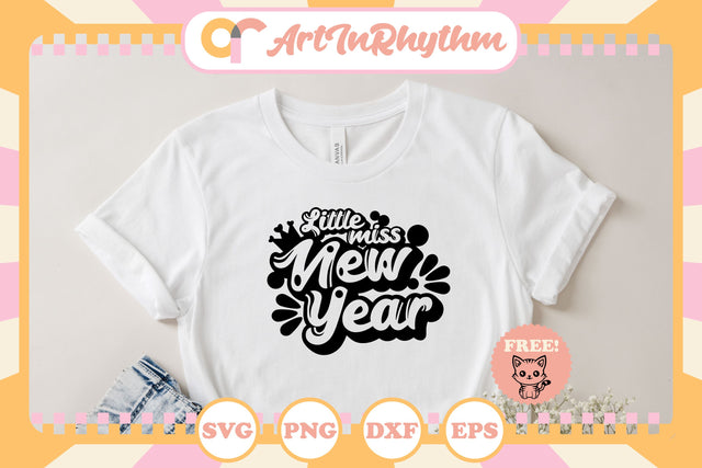 Little miss new year svg SVG Artinrhythm shop 