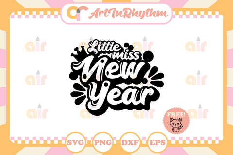 Little miss new year svg SVG Artinrhythm shop 