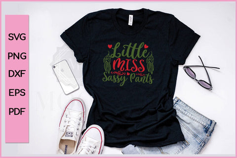 little miss sassy pants t shirt