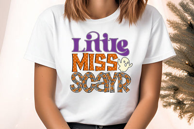 Little Miss Scary PNG Design Sublimation Designangry 