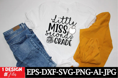 Little Miss Seceond Grade SVG Cut File SVG Insomnia Std 
