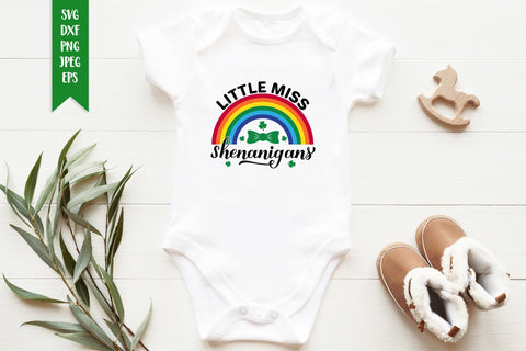 Little miss shenanigans SVG. Patrick’s Day design for kids SVG LaBelezoka 