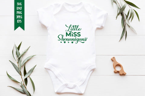 Little miss shenanigans SVG. St Patricks Day design for kids SVG LaBelezoka 