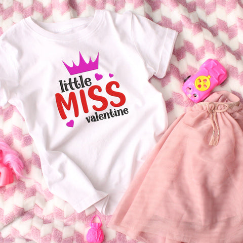 Little Miss Valentine Embroidery Design, Valentine's Day Embroidery Design Embroidery/Applique DESIGNS HappyDesignStudio 