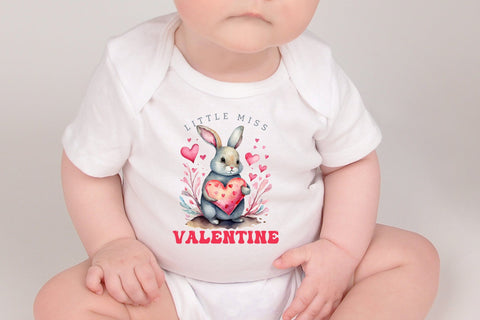 Little Miss Valentine PNG Sublimation Sublimation CraftLabSVG 