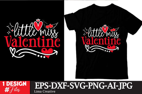 Little Miss Valentine SVG Cut File SVG Insomnia Std 