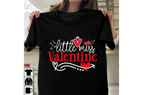 Little Miss Valentine SVG Cut File SVG Insomnia Std 