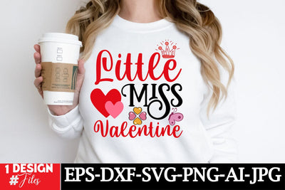 Little Miss Valentine SVG cut File SVG Insomnia Std 