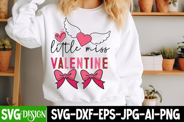 Little Miss Valentine SVG Design,Little Miss Valentine Sublimation PNG,Happy Valentine’s Day Design,Valentine's Day SVG Design,Valentine Shirt Design,Valentine's Day Quotes SVG BlackCatsMedia 