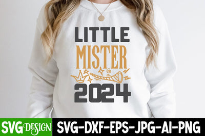 Little Mister 2024 SVG Cut File, Little Mister 2024 SVG Design, Little Mister 2024 Sublimation Design, 2024 Sublimation Design, New Year 2024 SVG Cut File, 2024 New Year SVG bundle,New Year SVG Design 2024 SVG BlackCatsMedia 
