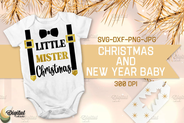 Little Mister Christmas. Christmas And New Year Baby. Design SVG SVG Evgenyia Guschina 