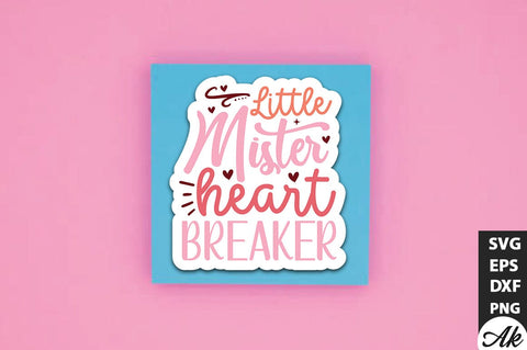 Little mister heart breaker SVG Stickers SVG akazaddesign 