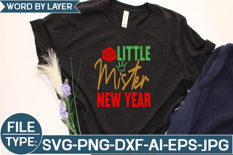 Little Mister New Year SVG Cut File SVG Studio Innate 