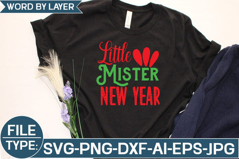Little Mister New Year SVG Cut File SVG Studio Innate 