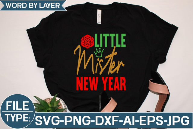 Little Mister New Year SVG Cut File SVG Studio Innate 