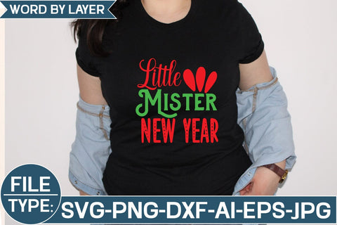Little Mister New Year SVG Cut File SVG Studio Innate 