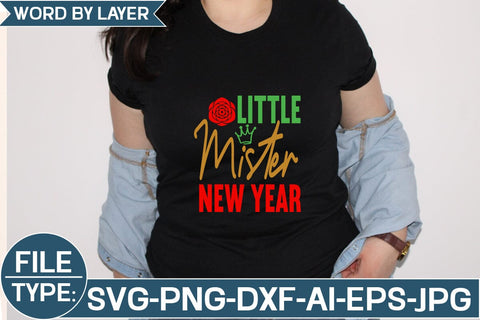 Little Mister New Year SVG Cut File SVG Studio Innate 