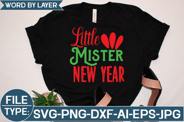 Little Mister New Year SVG Cut File SVG Studio Innate 