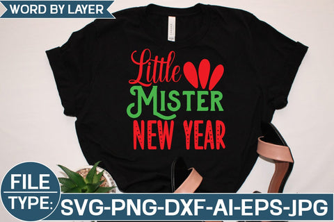 Little Mister New Year SVG Cut File SVG Studio Innate 