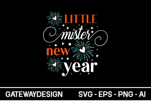 Little Mister New Year Svg Design SVG designmaster24 