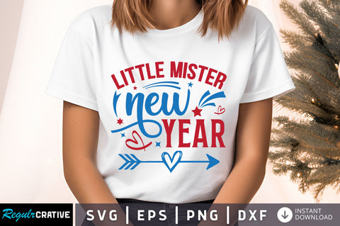 Little mister new year svg design SVG Regulrcrative 