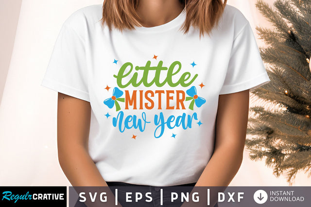 Little mister new year svg design SVG Regulrcrative 