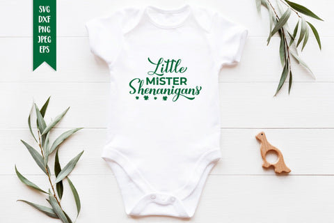 Little mister shenanigans SVG. Patricks Day design for kids SVG LaBelezoka 