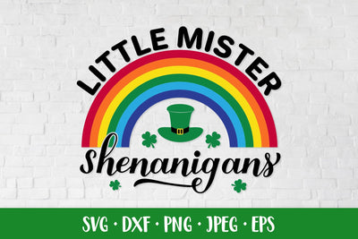 Little mister shenanigans SVG. Patrick’s Day design for kids SVG LaBelezoka 