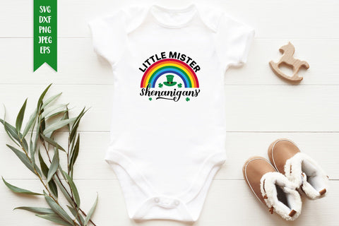 Little mister shenanigans SVG. Patrick’s Day design for kids SVG LaBelezoka 