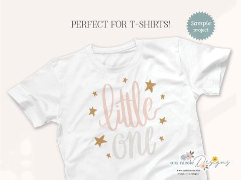 Little One Baby SVG Cut File SVG Aja Nicole Designs 