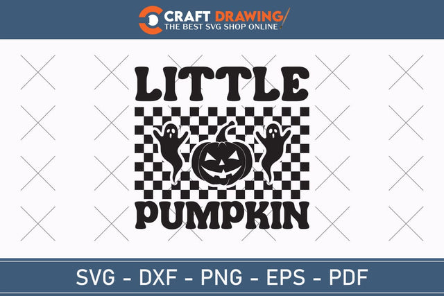 Little Pumpkin Svg, Halloween Svg , Halloween Clipart, Ghost Svg, Halloween Shirt Svg, Hippie Svg, Retro Svg, Svg Bundle, Sublimation Designs SVG Debashish Barman 