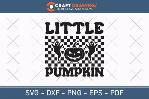 Little Pumpkin Svg, Halloween Svg , Halloween Clipart, Ghost Svg, Halloween Shirt Svg, Hippie Svg, Retro Svg, Svg Bundle, Sublimation Designs SVG Debashish Barman 