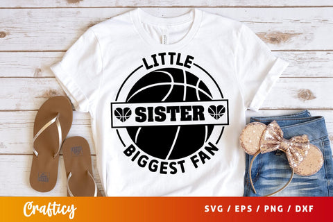 Little sister biggest fan SVG Design SVG Designangry 