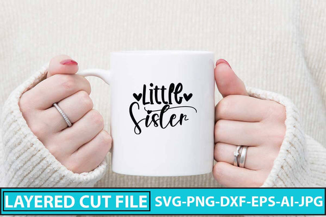 Little Sister SVG Cut File SVG Syaman 