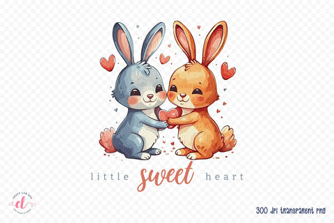 Little Sweet Heart | Valentine's Day Sublimation Sublimation CraftLabSVG 