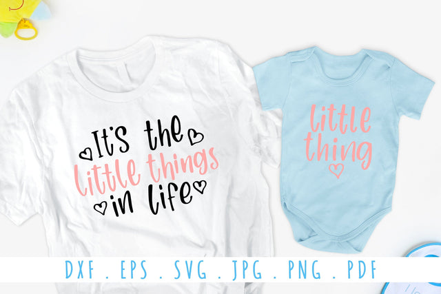 Little Things SVG | Matching T-Shirt Design for Mama and Me SVG dapiyupi store 