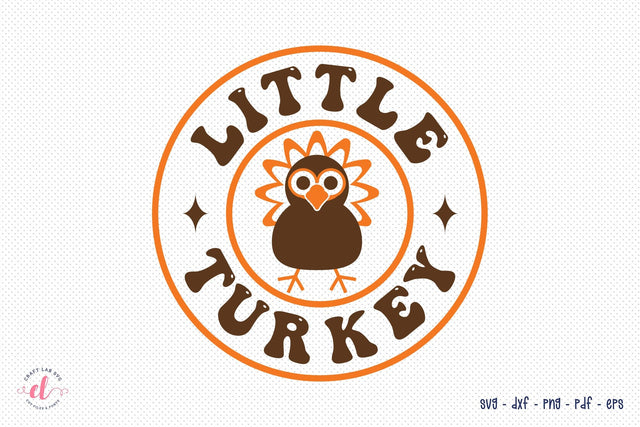 Little Turkey SVG Cut File SVG CraftLabSVG 