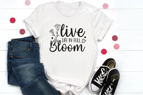 Live Free Flower Child - Wildflower Quote SVG SVG CraftLabSVG 