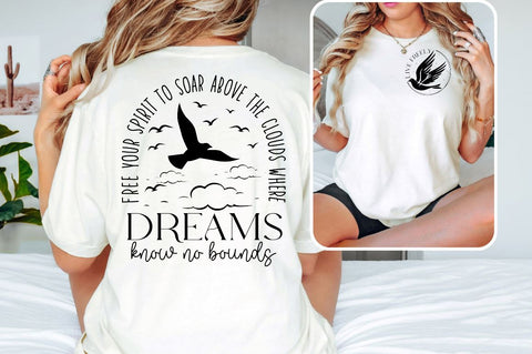 Live freely Front and Back SVG T shirt Design SVG Designangry 