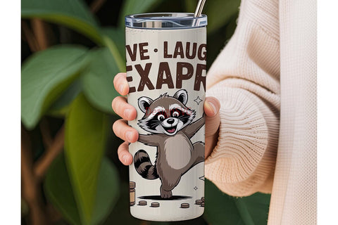 Live Laugh Lexapro 20oz Tumbler Sublimation DesignSVG 