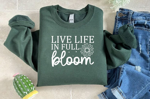 Live life in full bloom SVG Design SVG Designangry 