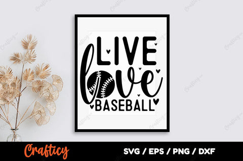 live love baseball SVG Design SVG Designangry 