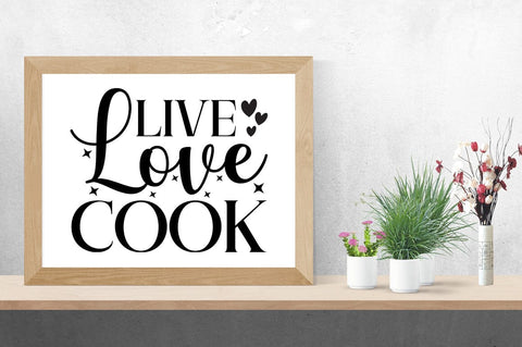 Live love cook SVG Design SVG Designangry 