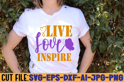 Live Love Inspire SVG DESIGN SVG Rafiqul20606 