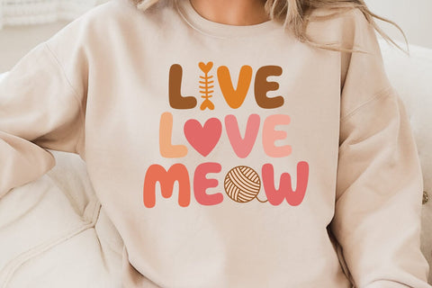 Live Love Meow SVG Angelina750 